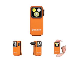 OLIGHT Oclip Pro Mini Linterna de Clip EDC Recargable 500LM 120M | Magnética, Impermeable IPX6, con Luz Roja, Luz Amplia y Luz Focal, Ideal Para Exteriores y Situaciones de Emergencia