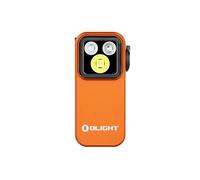 OLIGHT Oclip Pro S 600LM y 80M de Alcance 5 Fuentes de Luz Linterna EDC con Clip Recargable por USB-C Resistente al Agua IPX6 Mini Linterna para Trabajo Nocturno e Iluminación de Emergencia (Naranja)
