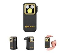 OLIGHT Oclip Pro S Linterna Recargable,RGB＆UV＆Blanca Regulable,600 LM,80M