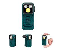 OLIGHT Oclip Pro S Linterna Recargable,RGB＆UV＆Blanca Regulable,600 LM,80M