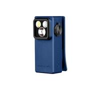 OLIGHT Oclip Ultra, Linterna EDC 530 Lúmenes, 3 Modos de Luz: Inundación, Foco y UV, Recargable USB-C, Resistente al Agua IPX6, 55g (Navy Blue)