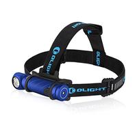 OLIGHT Perun 2 Linterna Frontal Recargable 2500 Lumen 12 Días Máx 166 Metro | Cabeza Frontal LED Alta Potencia 5 Luz Modos Blanco y Rojo Regulable, 150 Metros, Impermeable IPX8, Trabajo, Camping, Azul