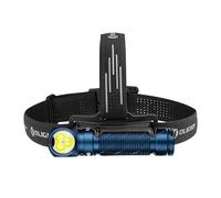 OLIGHT Perun - Linterna frontal LED de 3000 lúmenes, linterna frontal recargable con opción de luz roja, ideal para camping, trabajo, reparaciones y al aire libre (azul medianoche)
