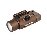 OLIGHT PL-3R Valkyrie Linterna Táctica con Riel Ajustable Doble Potente para Caza Investigación y Exteriores Utilizada(Marrón)