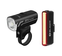 OLIGHT RN400+SEEMEE30C Luces Bicicleta Delantera y Trasera LED Recargable | Juego de Linterna Delantero y Luce Trasera para Bicicleta, 400 Lúmenes, 5 Modos para Iluminación, para Camping y Ciclismo