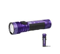 OLIGHT Seeker 4 Pro LED 4600LM 260M Recargable Funda de USB-C o Carga Magnética con Sensor Alta Potencia IPX8 Potente Linterna Largo Alcance de Comping y Senderismo(Blanco Frío, Violeta)