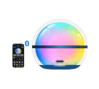 OLIGHT Sphere C Luz Nocturna Inteligente, Lámpara de Noche Recargable USB-C, 75 Lúmenes, Atenuación Gradual, Iluminación Ambiental con Control Bluetooth, Portátil Para Uso Diario (Cielo Estelar, 1)