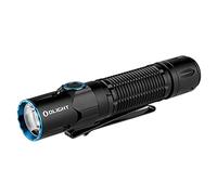 Olight Warrior 3S - Linterna Táctica LED de 2300 Lúmenes, Potente Linterna Recargable de Doble Interruptor con Sensor de Proximidad para Exteriores, Camping, Senderismo, Linternas, Color Negro