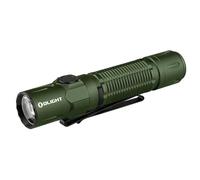 OLIGHT Warrior3S Linterna LED de mano 2300 Lúmenes Táctica Recargable USB 5 Modos Alta Potencia con Aensor Impermeable Defensivo Para Senderismo Acampar Pesca Emergencias EDC (Verde)