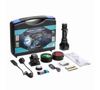 Olight Warrior x Turbo Kit (Potente Recargable Linterna Táctica para caza)
