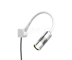 Oligo A Little Bit, lámpara de pared LED, blanco mate/cabezal cromo