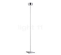 Oligo Grace, lámpara de pie LED, cromo