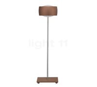 Oligo Grace, lámpara de sobremesa LED, marrón