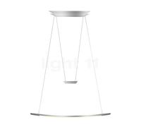 Oligo Lisgo Sky, lámpara de suspensión LED, cromo - 81,5 cm