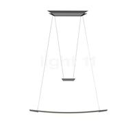 Oligo Lisgo Sky, lámpara de suspensión LED, gris mate - 81,5 cm