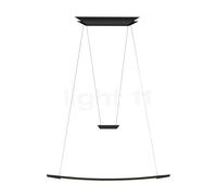 Oligo Lisgo Sky, lámpara de suspensión LED, negro mate - 81,5 cm