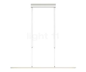 Oligo Lisgo Sky Straight, lámpara de suspensión LED, blanco mate - 126,5 cm