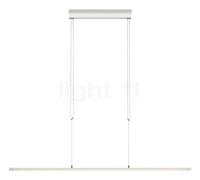 Oligo Lisgo Sky Straight, lámpara de suspensión LED, blanco mate - 187,5 cm