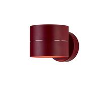 Oligo Tudor, lámpara de pared LED, rojo mate