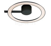 Oligo Yano, lámpara de techo/pared LED, negro/negro - ø40 cm - directo