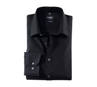 Olimp Luxor - Camisa de manga larga con cuello de popelina, color negro 99 negro. 42