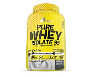 Olimp Sport Nutrition Pure Whey Isolate 95 con Sabor Fresa - 2.2 kg