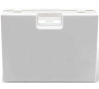 Olimpia Green - Maletín vacío de primeros auxilios, montaje en pared, con separadores internos, cierre hermético, 320 x 220 x 125 mm