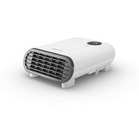 Olimpia Splendid Caldo Duo, Termoventilador de doble instalación (mesa o pared), hasta 2000W, calefactor con ventilador, protección IP21, detector de apertura de ventanas, Eco Mode y pantalla táctil