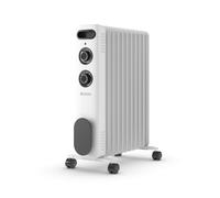 Olimpia Splendid Caldorad S1 11 - Radiador de Aceite de 2500 W, 3 Niveles de Potencia, Termostato Regulable, Protección Antivuelco y Ruedas Giratorias, para Estancias de hasta 75 m³