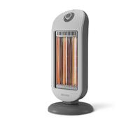 Olimpia Splendid Carbon Twist, Estufa de infrarrojos con fibra de carbono, hasta 1200W, calefacción ecológica, sistema antivuelco, base oscilante y asa práctica