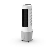 Olimpia Splendid, Peler Tower 10 Enfriador Evaporativo de Torre, 10 Litros, Purificador de Aire con Panel Evaporativo, Doble Ventilador, Refrigeración, Ventilación, Pantalla Táctil