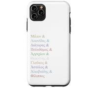 Olímpicos griegos Ellinika Ampersand para Mujeres y Hombres Carcasa para iPhone 11 Pro MAX
