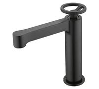 Olimpo Grifo de lavabo (Negro, Mate)