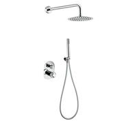 Olimpo Sistema de ducha empotrado (Con grifo monomando, Cromo)