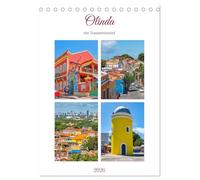 Olinda - ein Traumreiseziel (Tischkalender 2026 DIN A5 hoch), CALVENDO Monatskalender: Schwesterstadt des großen Nachbarn Recife ist ein Juwel barocker Architektur des 17. und 18. Jahrhunderts.