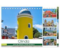 Olinda - eine der ältesten StädteRecifes (Tischkalender 2026 DIN A5 quer), CALVENDO Monatskalender: Schwesterstadt des großen Nachbarn Recife ist ein ... Architektur des 17. und 18. Jahrhunderts.