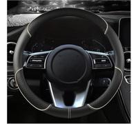 OLINOWL Funda Volante para Porsche Macan S 2019-2026 | Funda de volante para coche, cobertura del aro, secciones visibles, zona de contacto de las manos, interior cuidado