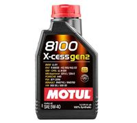 1 Litro Aceite Motul 8100 5W40 X-Cess - A3/B4 -LL01- VW 502.00-505.00-229.5