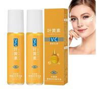 Olio di oculare di luteina, oculare di luteina VC per cerchi scuri e occhi gonfiosi, anti-invecchiamento anti-rughe occhi Oli di Solution Roller Ball per sacchetti occhi (2pcs)