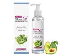 Olio per rasatura delicata, corpo e gambe, delicato, nutriente, non grasso, idratante pre e post rasatura con formula nutriente, idratante per la pelle (1pc)