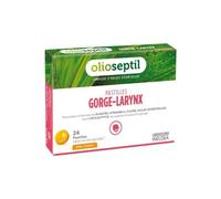Olioseptil Pastillas Garganta Laringe Miel Limón 24uds