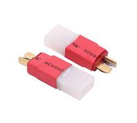 OliRC 2 piezas Deans Estilo T-Plug macho a Big Tamiya hembra adaptador conector (C129-2)