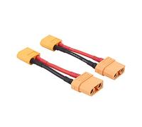 OliRC 2 Piezas Macho XT60 a Hembra XT90 - Conector Adaptador con 14awg 2 Pulgadas Cable(C98-2)