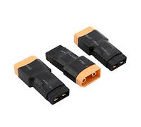 OliRC 3 Piezas sin Cables: Macho XT90 a Hembra TRX Traxxas Conector Adaptador Enchufe(C48-3)