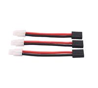 OliRC 3piezas Traxxas Style Hembra a Big Tamiya Macho Conector Adaptador 12awg Cable 4 Pulgadas para Lipo/NiMH RC batería ESC(C66-3)