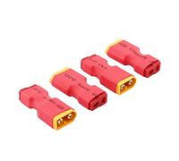 OliRC 4pcs Conector sin Cables: Adaptador de Conector Macho XT60 XT-60 a Hembra T-Plug Deans Style (C15-4)