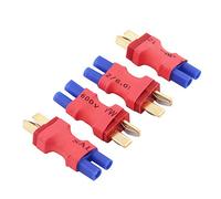 OliRC 4piezas Conector sin Cables: EC2 Hembra a Macho T-Plug Deans Style Adaptador(C35-4)