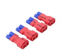 OliRC 4piezas Conector sin Cables: Macho EC2 a Hembra T-Plug Deans Style Adaptador(C37-4)