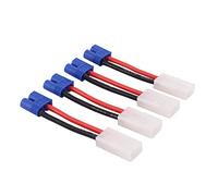 OliRC 4piezas Tamiya Hembra a Macho EC3 Estilo Conector Adaptador- 14awg 2in Wire(C24-4)
