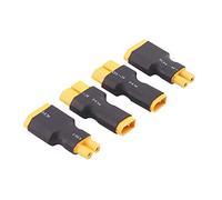 OliRC 4piezas XT30 XT-30 a XT60 XT-60 Macho Hembra Conector Adaptador(C83-4)